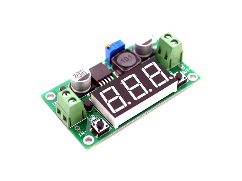 LM2596 Step-Down Module With Voltage Display - Image 1
